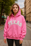 Texas Chenille 1/2 Zip Crew Sweatshirt