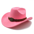 SUEDE FELT HAT COWBOY HAT MEN'S WOOL HAT FELT HAT_CWAH2510