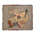 State To State Texas -60X50 Tap Throw