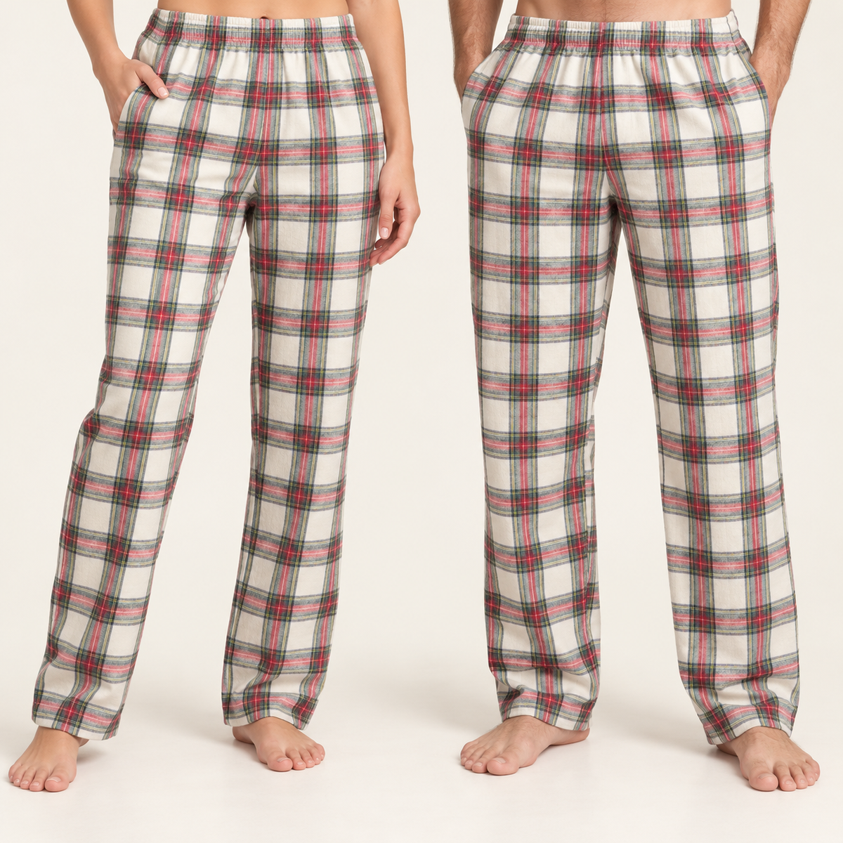 Wonderland Plaid 100% Cotton Pajama Pants