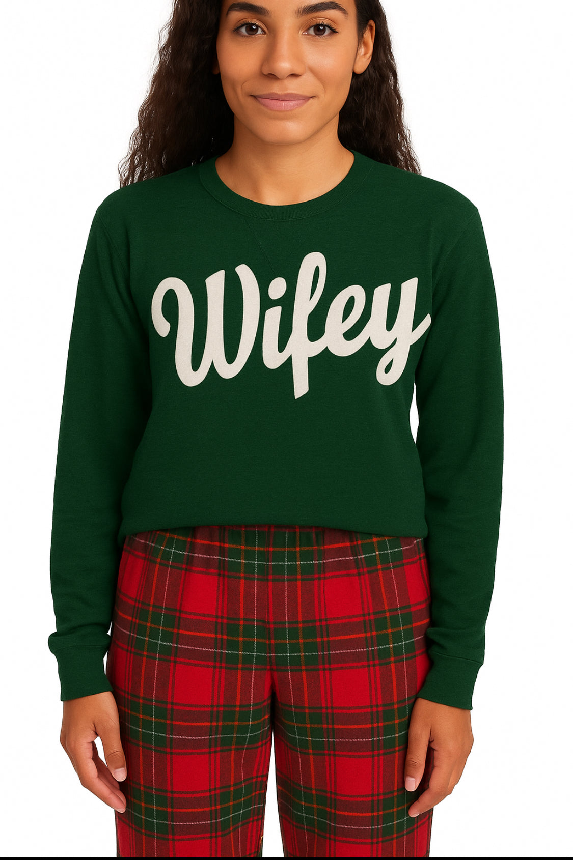 Wifey crewneck Sponge Fleece SWEATSHIRT