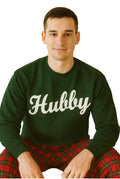 Hubby crewneck, snow fleece SWEATSHIRT