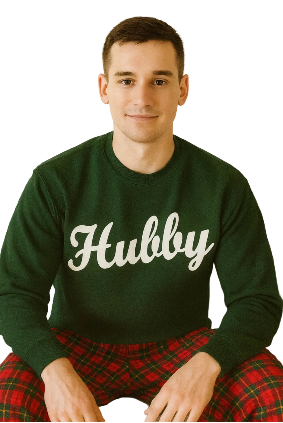 Hubby crewneck, snow fleece SWEATSHIRT