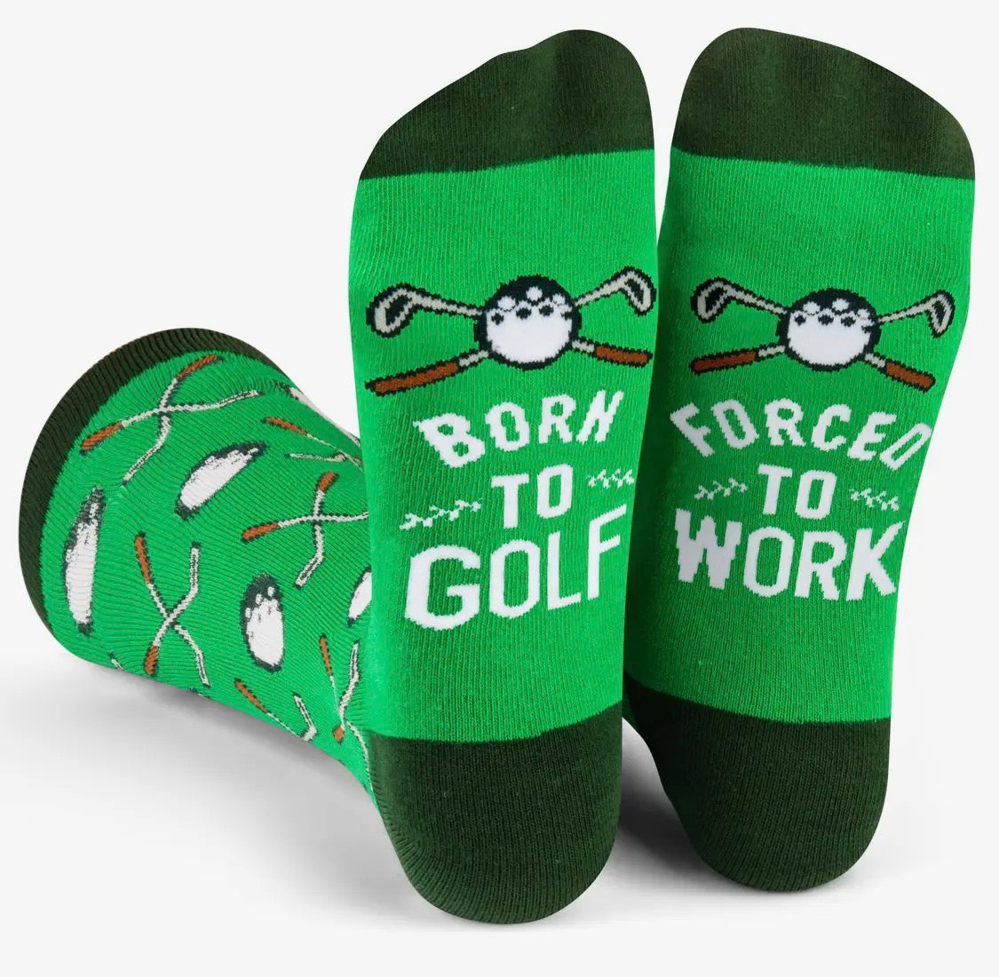 Born To Golf, Forced To Work Socks