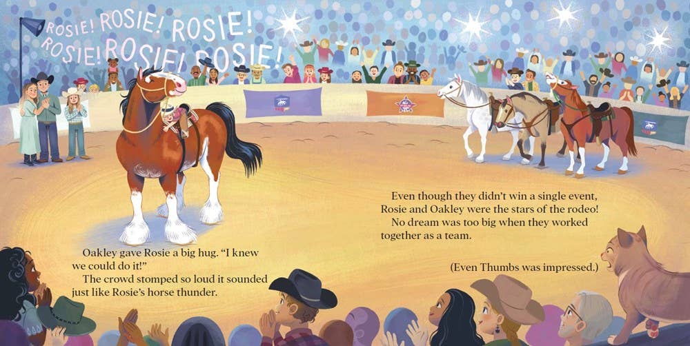 Rosie's Wild Ride : Chasing Big Rodeo Dreams Board Book