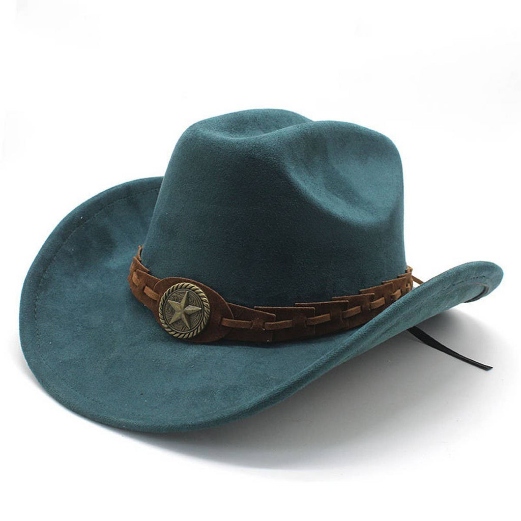SUEDE FELT HAT COWBOY HAT MEN'S WOOL HAT FELT HAT_CWAH2510