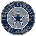24" Dallas Cowboys Round MDF