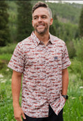 Burlebo TEXAS  Back to the mountains Performance Button-up vintage