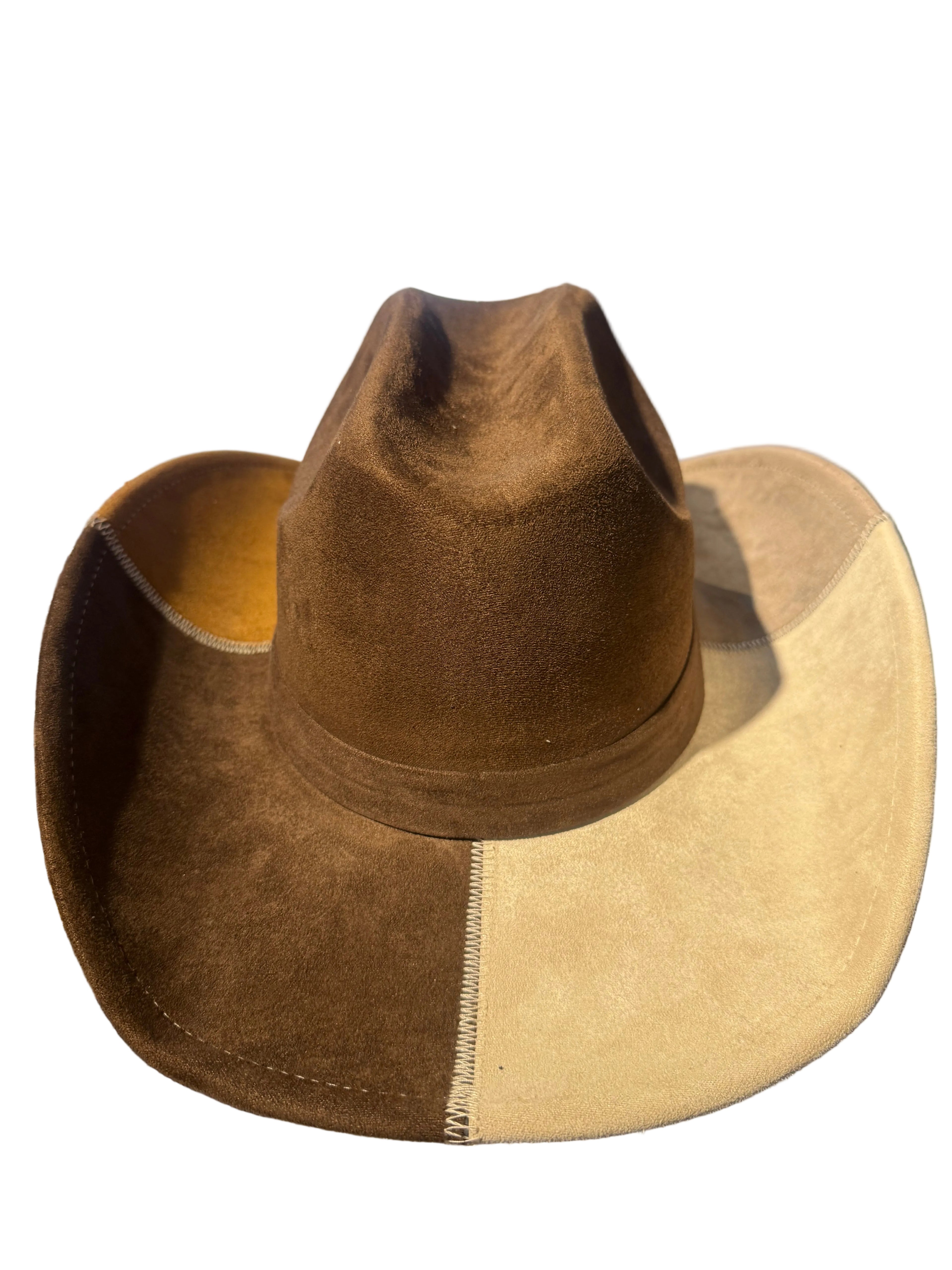 Micro Suede Patch Cowboy Hat