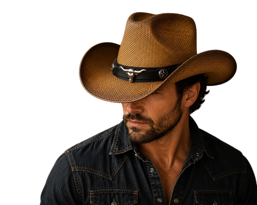 Lonestar Outlaw  STRAW COWBOY HAT