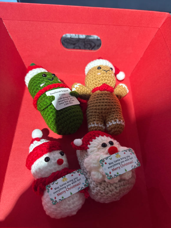 Handmade Holiday inspirational, animals wool cotton Crochet