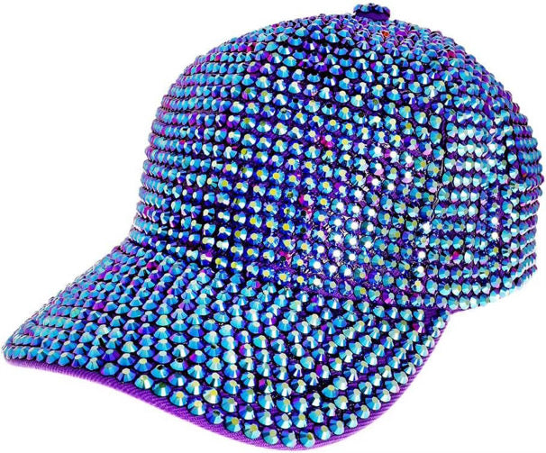 Bling EMBROIDERED STUDDED BASEBALL CAP