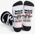Moo B****, Get Out Of The Hay! Socks