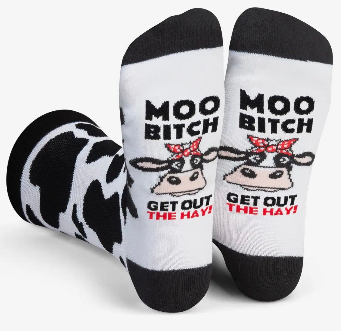 Moo B****, Get Out Of The Hay! Socks