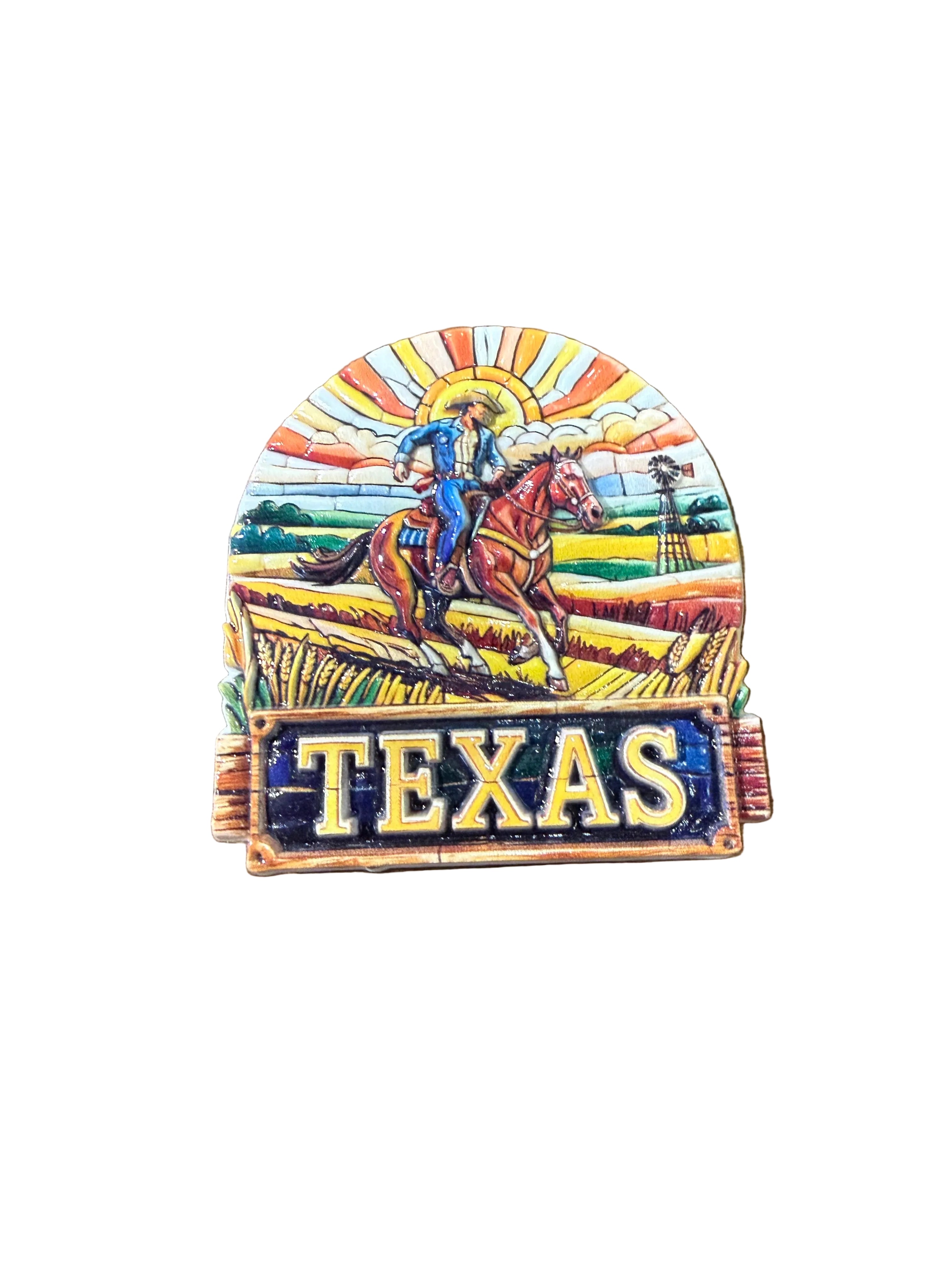 Texas Cowboy- Magnet