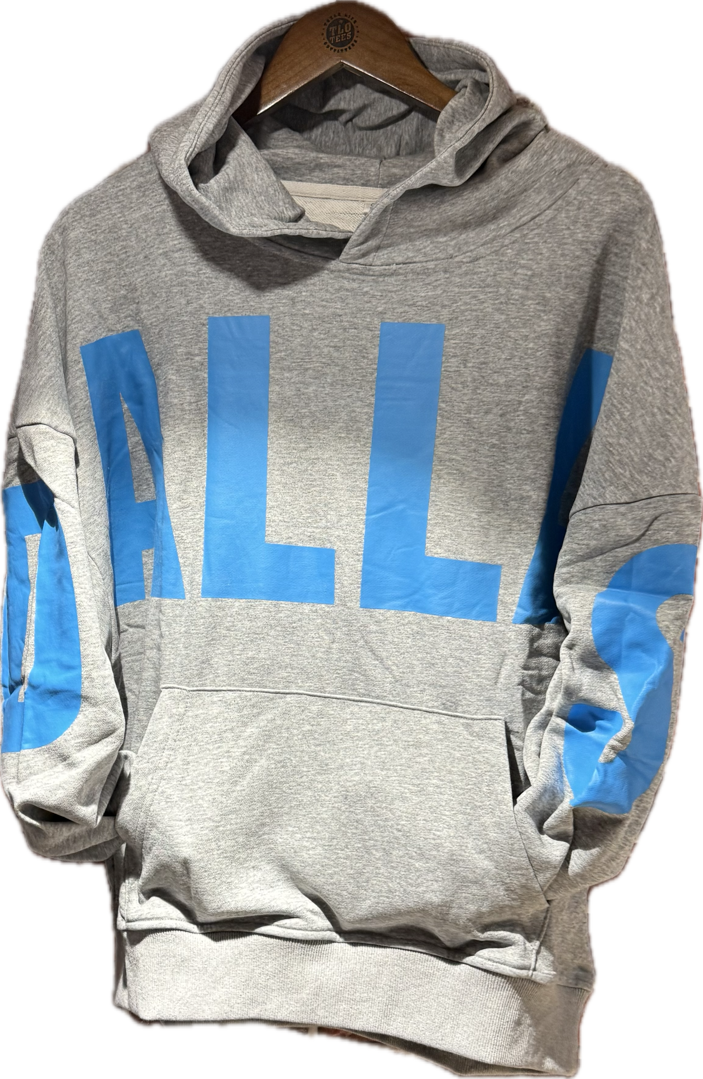 Dallas Big on front French Terry Sweatshirt Hoodie