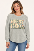 Merry Texmas Cuddle Soft Sweater Light Spruce
