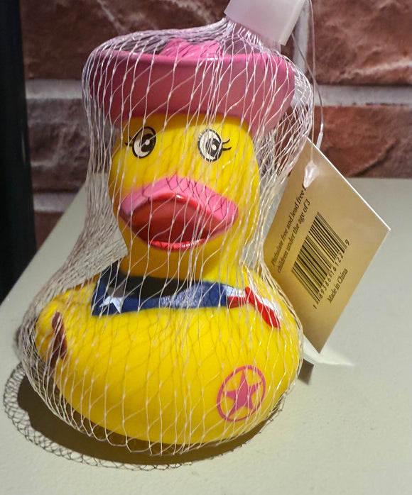 Ladies Texas sheriff , rubber duck