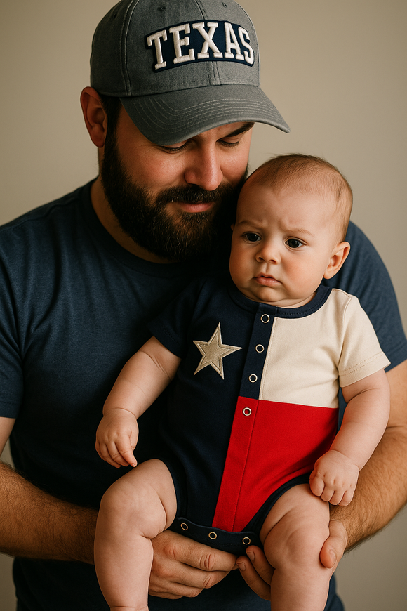 Texas Flag Toddler Onezie
