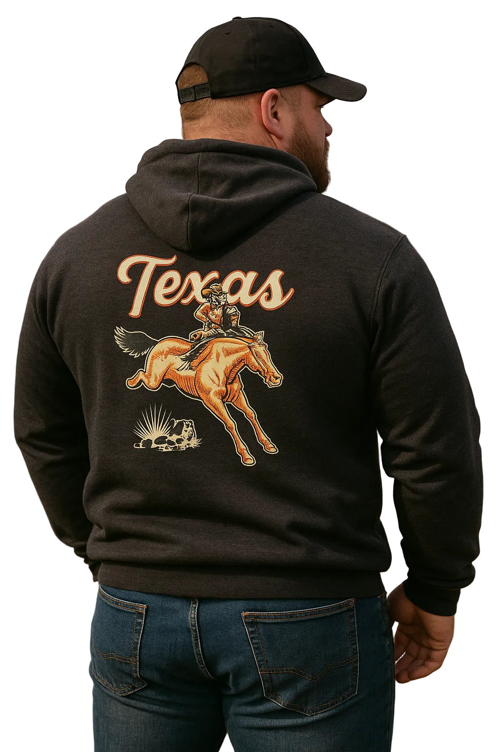 Texas Vintage Cowboy Outlaw Sweatshirt Hoodie