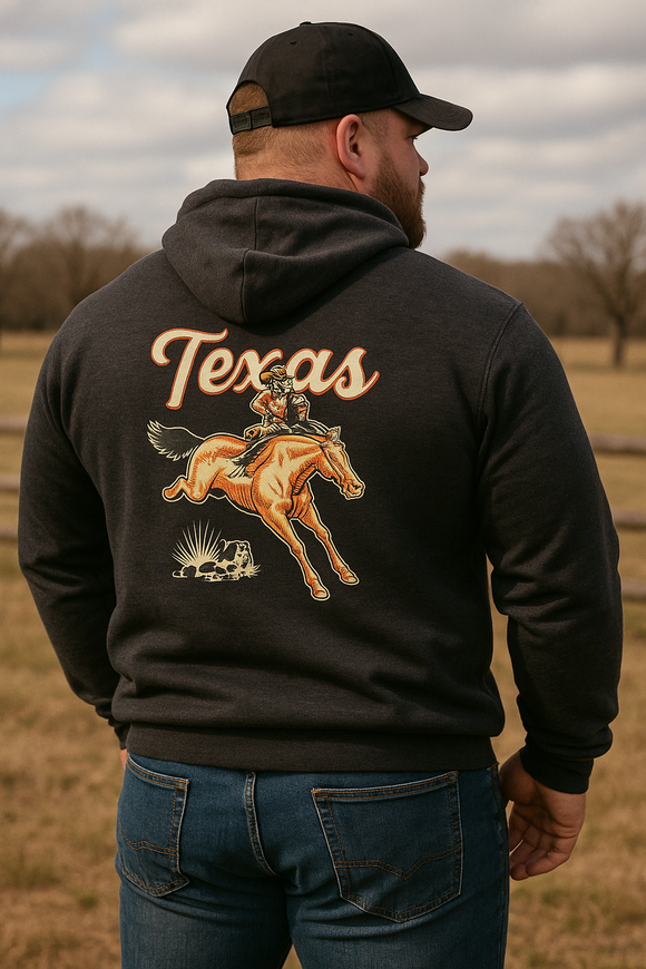 Texas Vintage Cowboy Outlaw Sweatshirt Hoodie