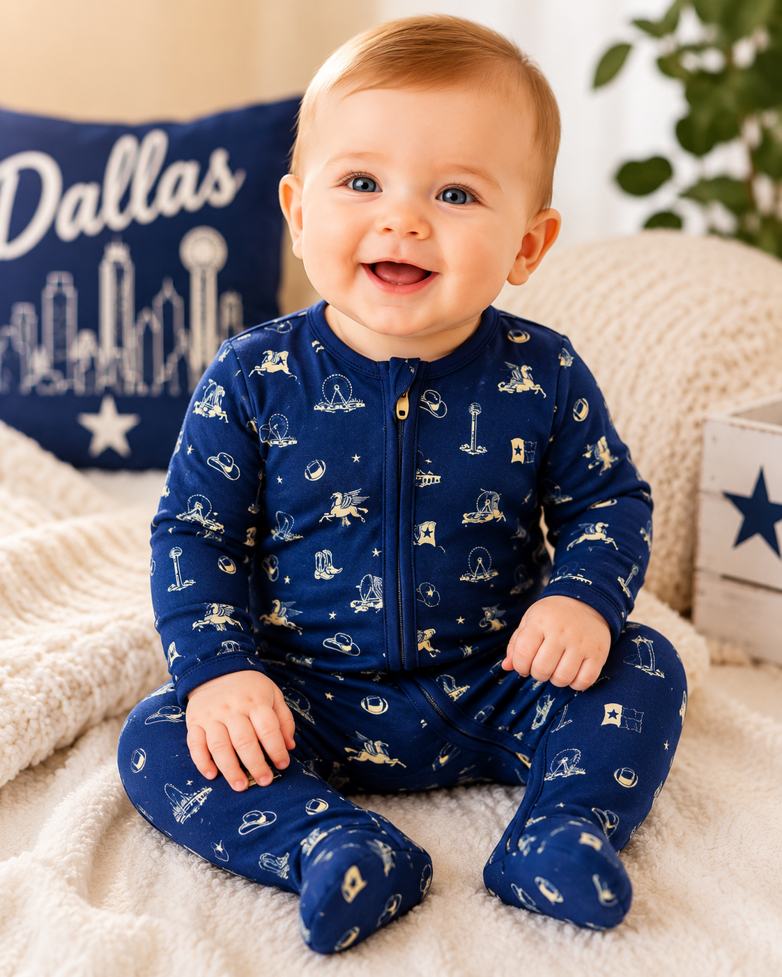 Dallas Dreams™ Bamboo Baby Sleeper