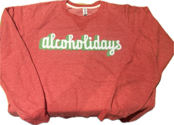 Alcoholdays crewneck, snow fleece SWEATSHIRT