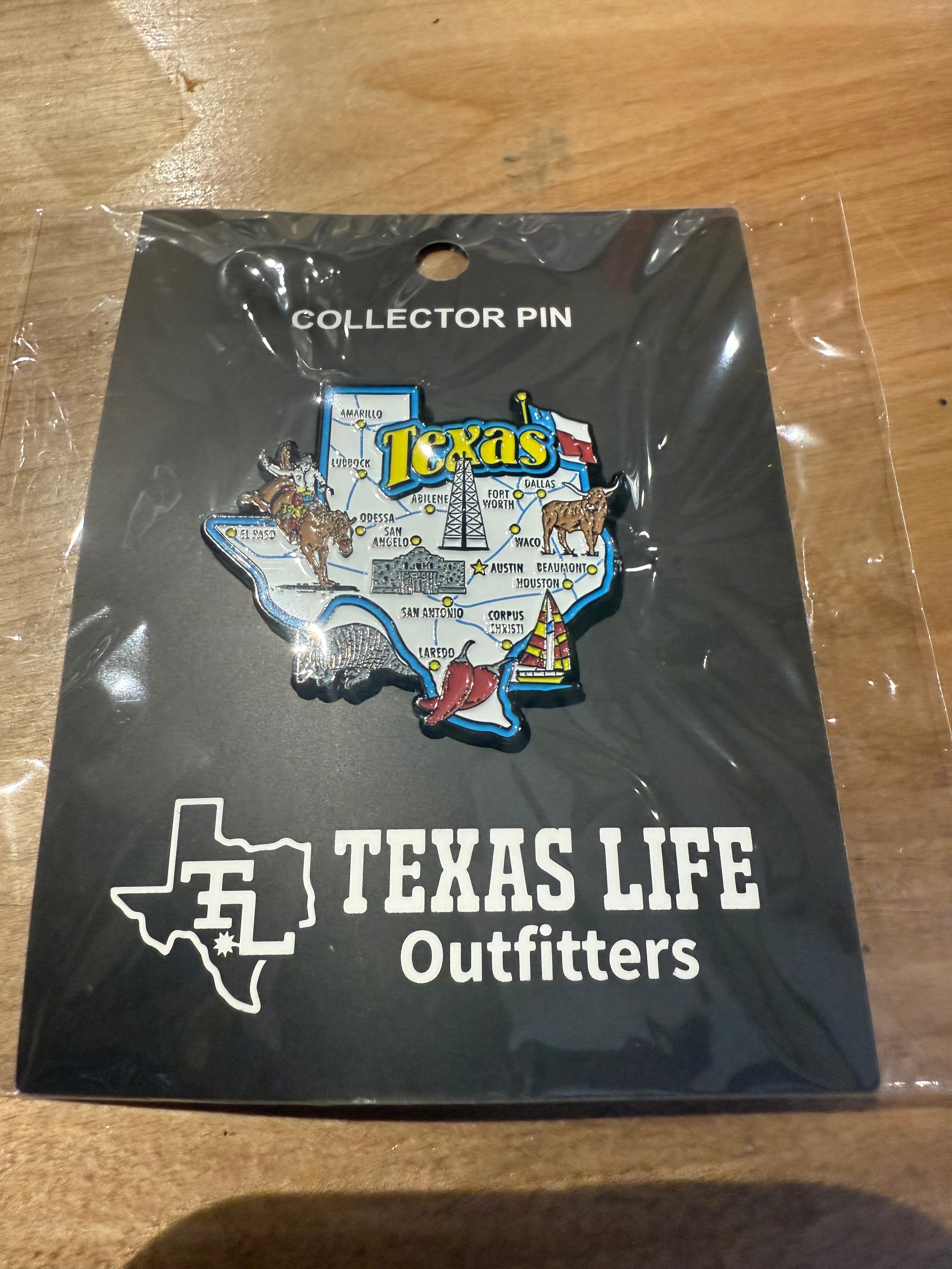 Collector edition  State Texas jumbo Lapel Pin