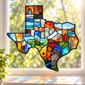 Texas Wildflower Acrylic Suncatcher