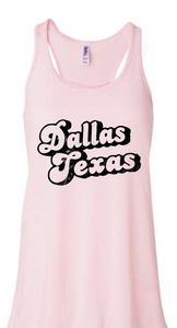 Dallas Texas Flowy Tank Top