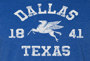Dallas Texas 1841 Pegasus - Removable Patch