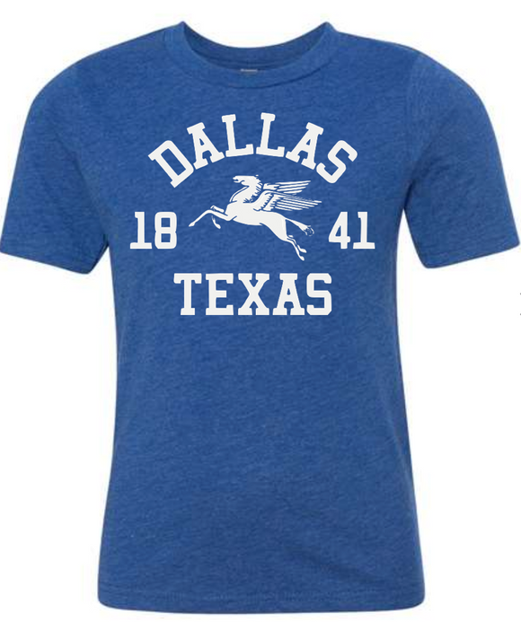 Dallas Texas Pegasus 1841 Youth T-shirt