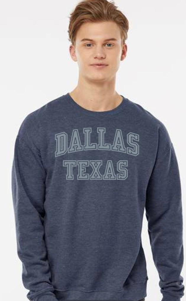 Dallas Texas Crew Sweatshirt