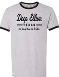 Deep Ellum Texas 150 Years of Music, Art, &  Culture Ringer T-shirt