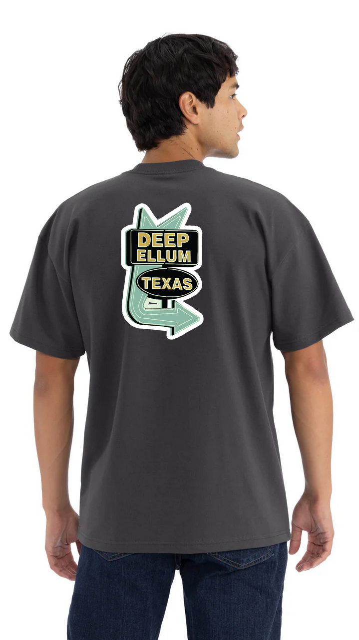 Deep Ellum Sign Heavyweight oversized T-shirt