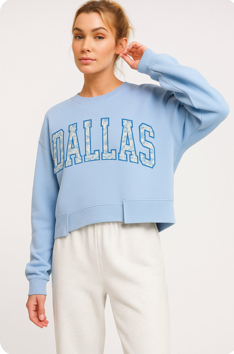 Dallas Flower Patch CAMDEN SWEATSHIRT