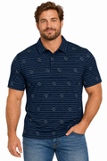 Texas Navy Micro Icon Polo