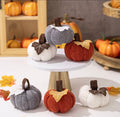 Mini Knitted Pumpkin Fall Décor