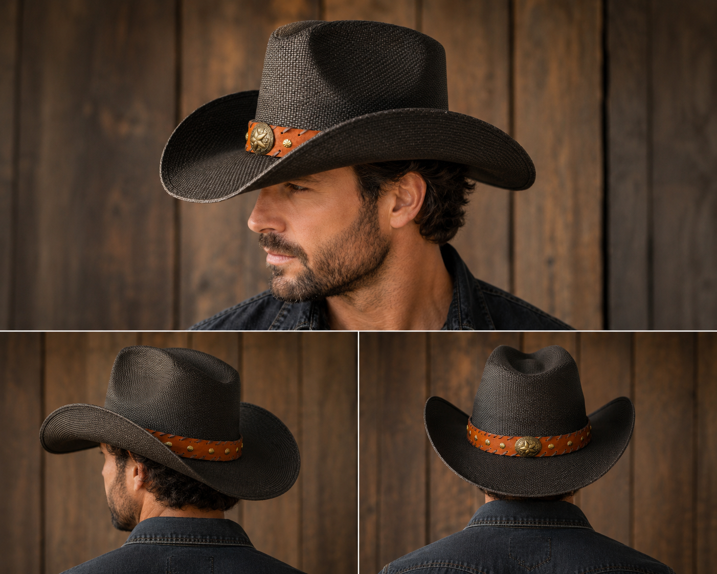 Midnight Maverick Straw Cowboy Hat
