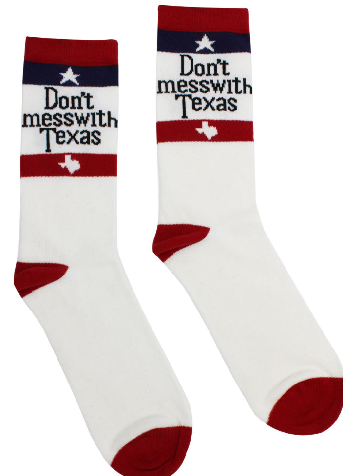 Don't Mess with Texas Socks
