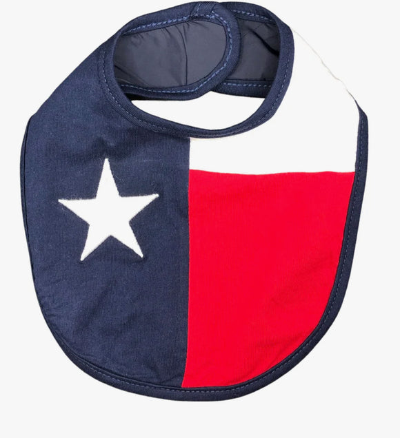 Texas Baby State Flag Bib