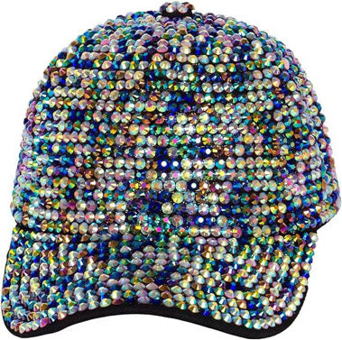 Bling EMBROIDERED STUDDED BASEBALL CAP