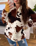 1/4 Zip Cowhide Pullover
