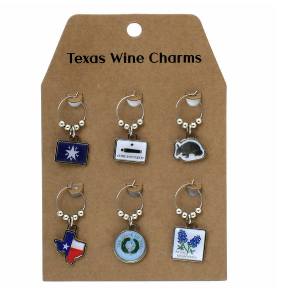 Texas Wine Charms