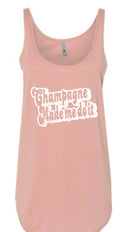 Champagne Made Do It Festival Tank Top