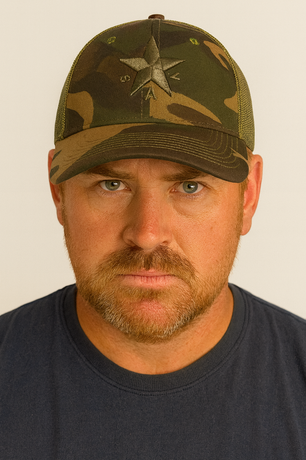 Texas Republic Star   - Camo Cap Hat