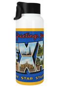 TEXAS Postcard Tumbler 32 oz