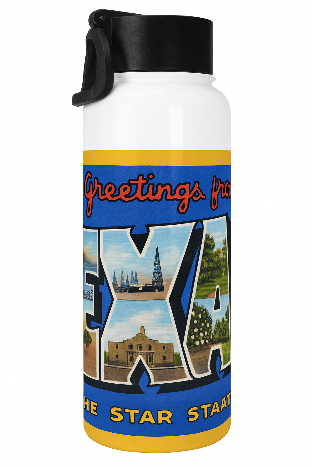 TEXAS Postcard Tumbler 32 oz