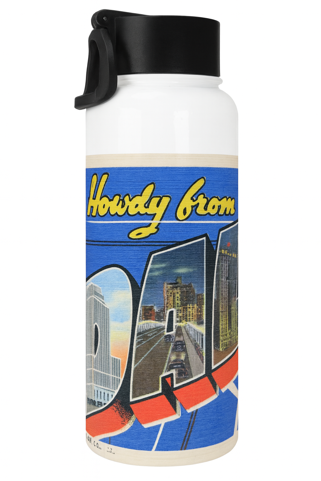 Dallas Postcard Tumbler 32 oz