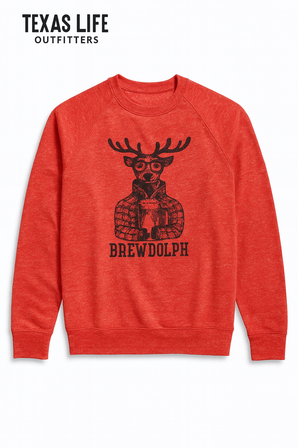 Brewdolf Red Snow Heather Hoodie